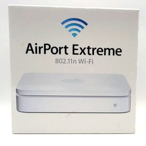 Apple AirPort Extreme Wi-Fi Base Station 802.11n Wireless Router Model A1408 NEW